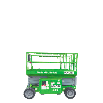 plataforma tijera todoterreno 8 metros axor rentals